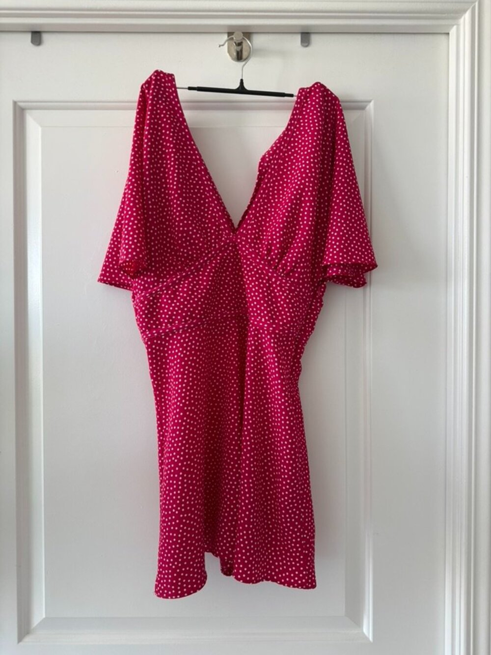 Zara Trafaluc Pink Polka Dot Dress – Size M